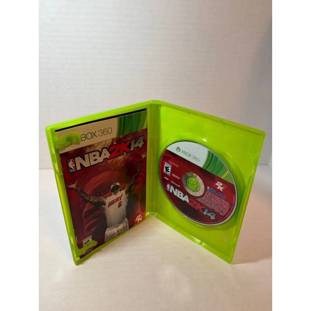 NBA 2K14 Xbox 360 Microsoft 2K Sports LeBron James Cover Complete CIB NBA2K14